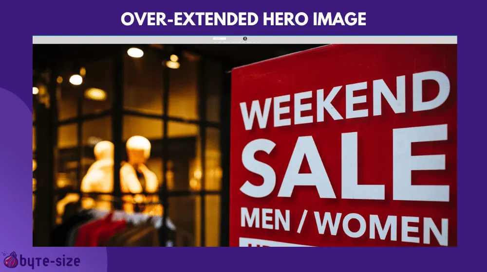 Over-extended Hero Image
