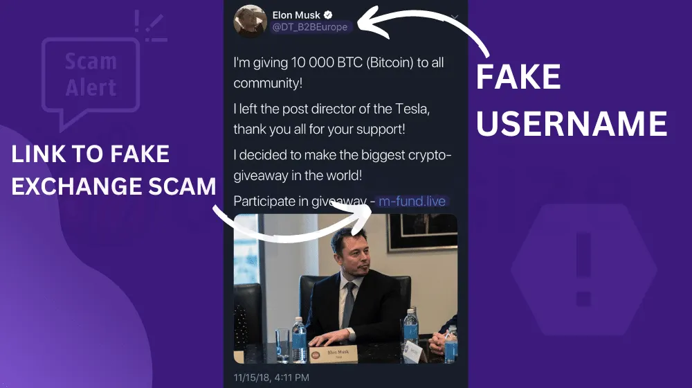 Fake social media posts